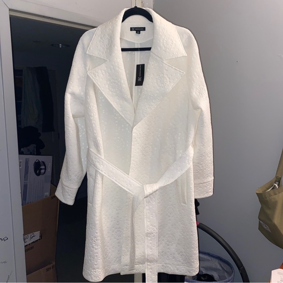 INC International Concept blazer washed white XL, elegantly textured nice fabric - Picture 9 of 10